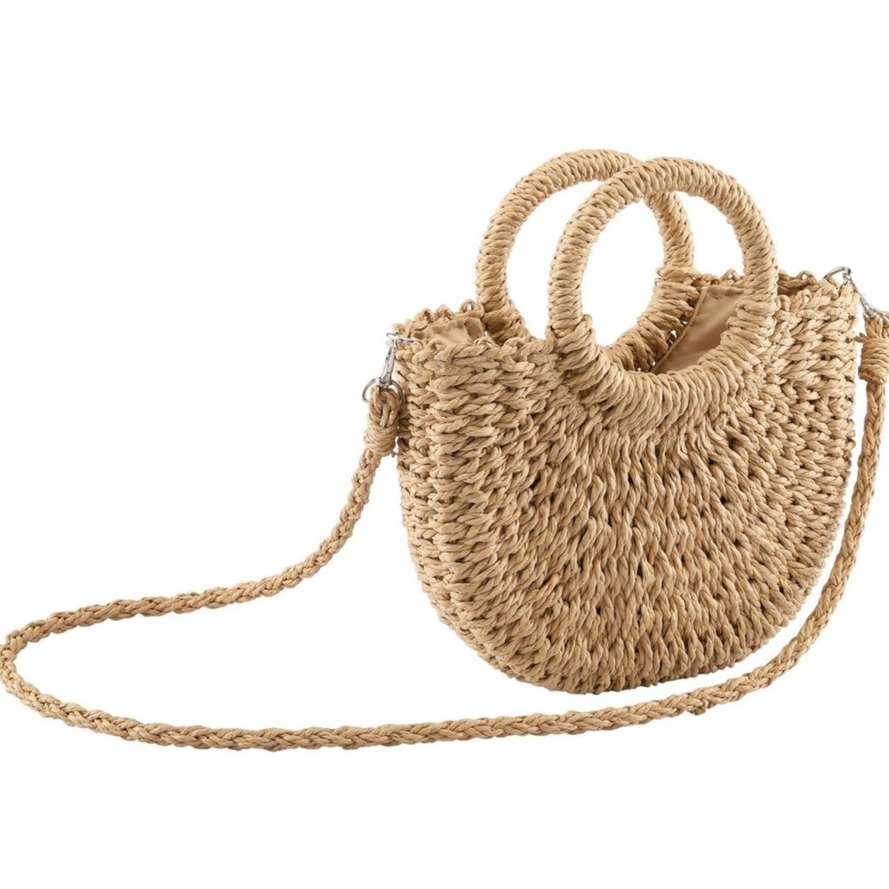 Women straw handbag/ tote crossbag